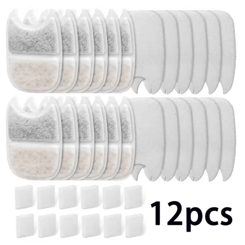 MultiPack Pet Water Fountain Replacement Filters 3