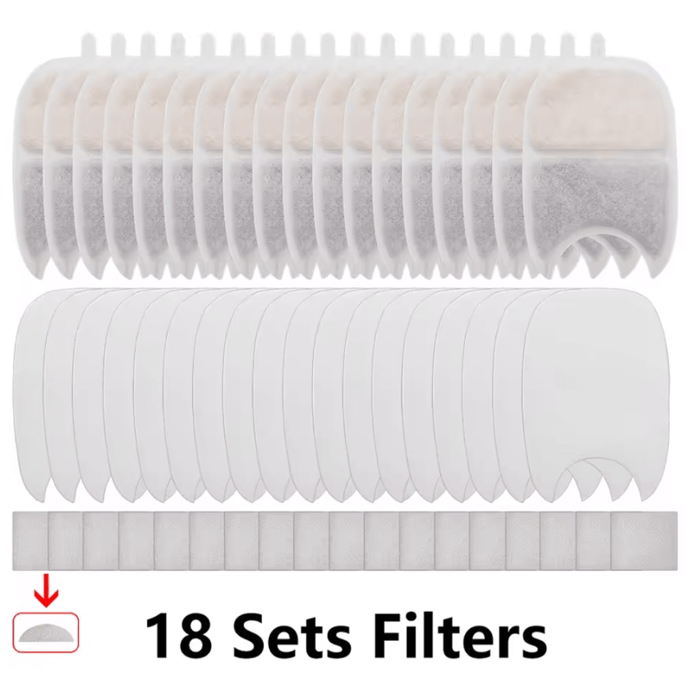 MultiPack Pet Water Fountain Replacement Filters 4