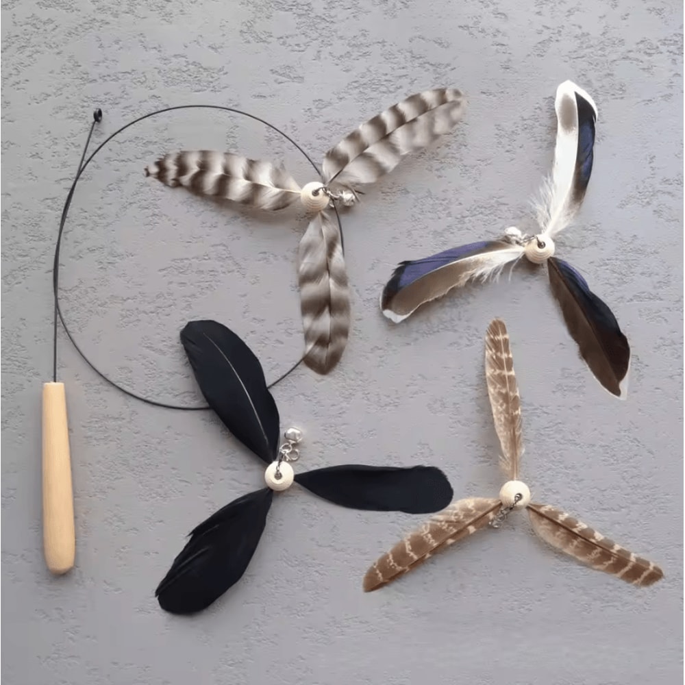 WhirlFeather Interactive Cat Teaser Wand 0