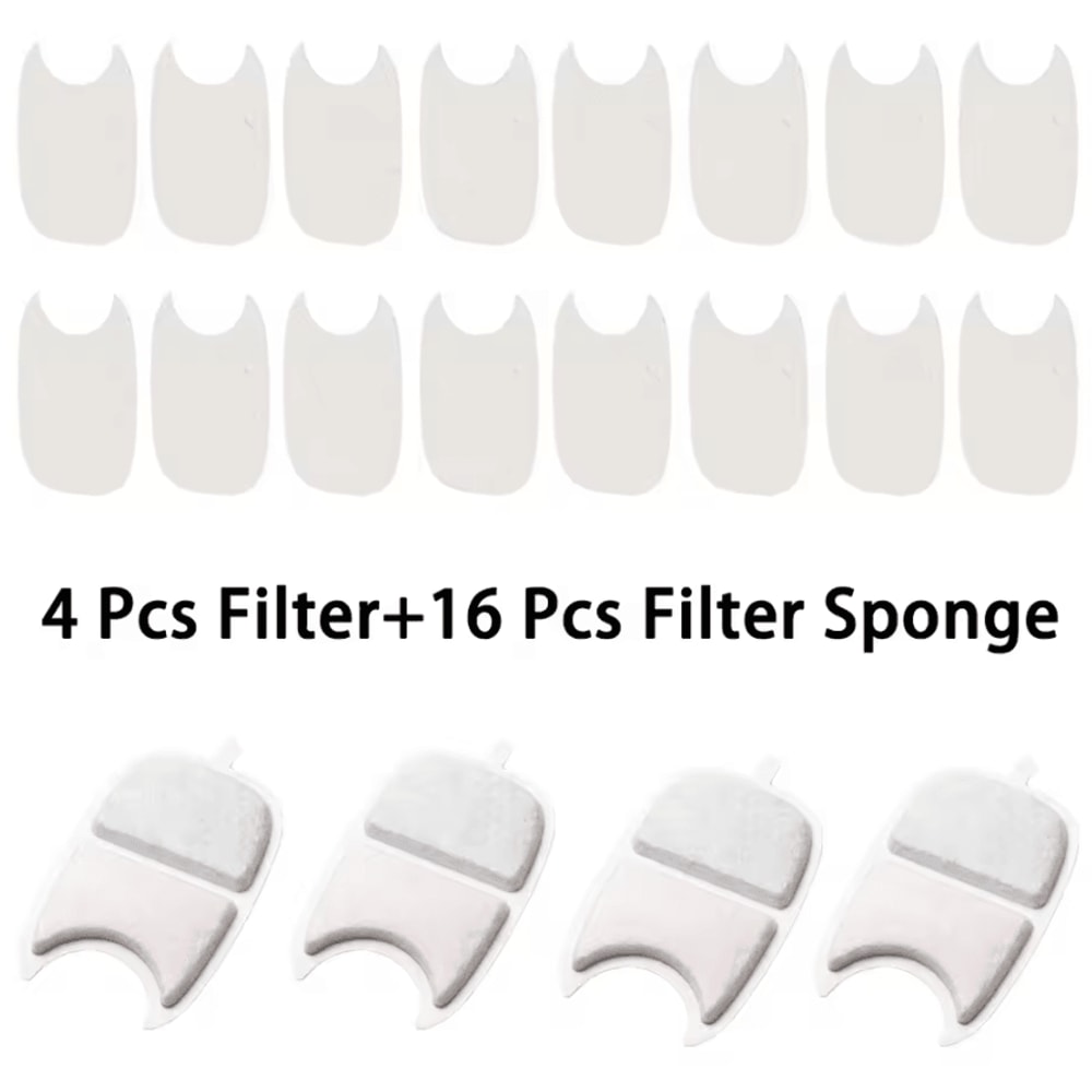 PureFlow 6Layer Replacement Filters For Stainless Steel Pet Water Fountains 3