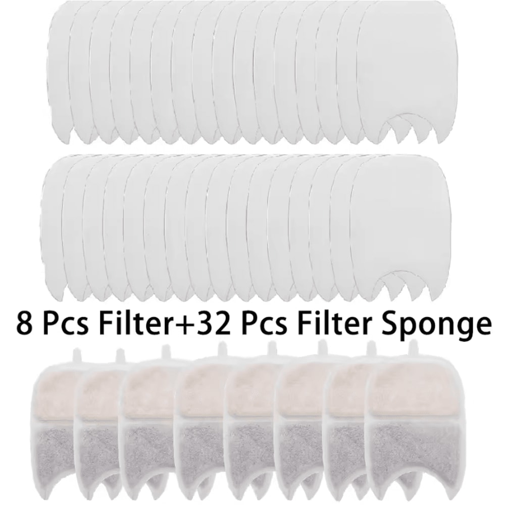 PureFlow 6Layer Replacement Filters For Stainless Steel Pet Water Fountains 4