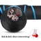 Pawaboo Collapsible Cat Tunnel Play Tent With Balls Bells 2