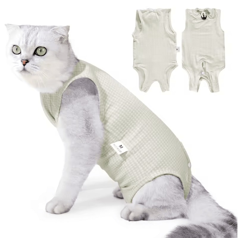 ComfortGuard Cat Recovery Suit Soft Surgical Recovery Onesie 4