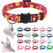 Personalized Engraved Nylon Pet Collar For Cats Small Dogs 0