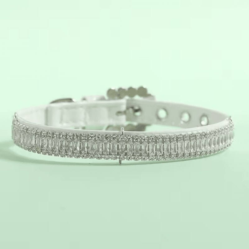 Royal Pearl Rhinestone Pet Necklace Collar For Cats Small Dogs 4
