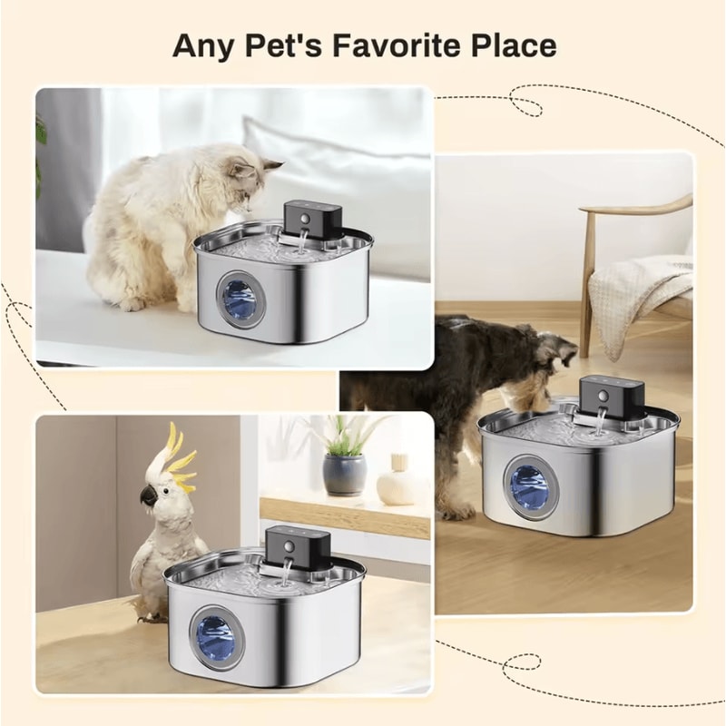 SmartFlow Wireless Sensor Pet Water Fountain 1