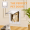 4Way Locking Cat Door For Interior Doors 1