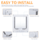 4Way Locking Cat Door For Interior Doors 2
