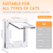 4Way Locking Cat Door For Interior Doors 4