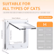 4Way Locking Cat Door For Interior Doors 4