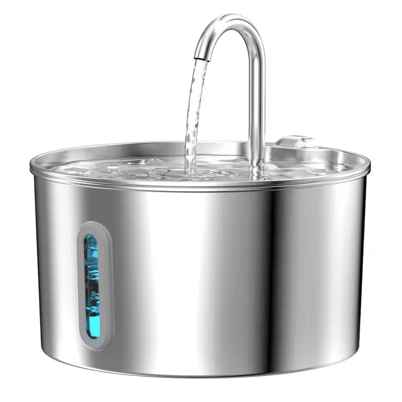 AquaFlow Stainless Steel Automatic Pet Water Fountain 22L 4