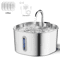 AquaFlow Stainless Steel Automatic Pet Water Fountain 22L 6