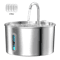 AquaFlow Stainless Steel Automatic Pet Water Fountain 22L 8