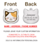 PawPrint Personalized Stainless Steel Pet ID Tag 2