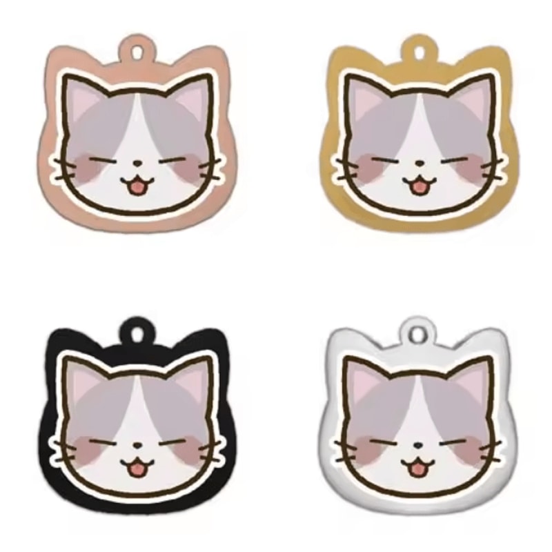 PawPrint Personalized Stainless Steel Pet ID Tag 12