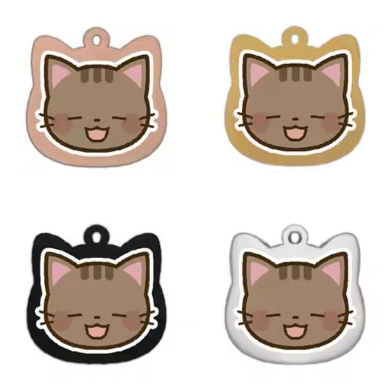 PawPrint Personalized Stainless Steel Pet ID Tag 13