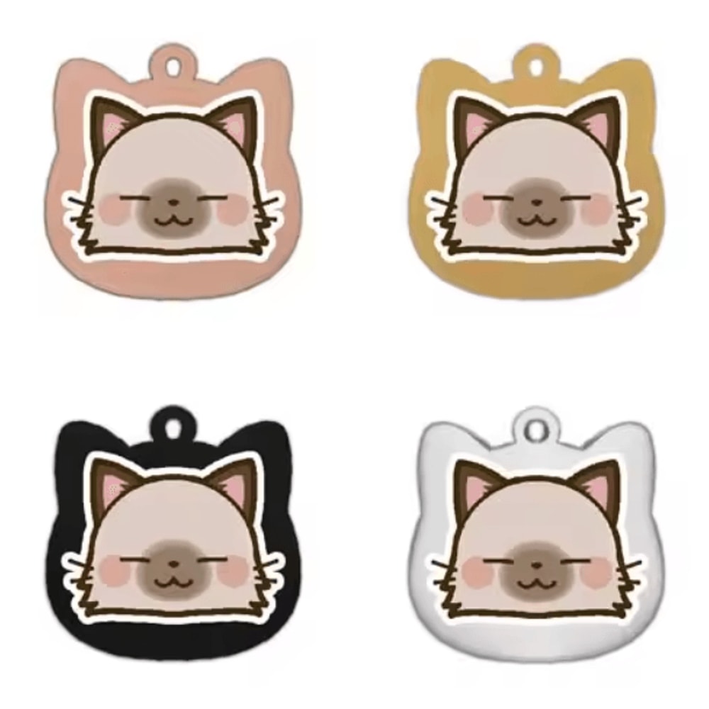 PawPrint Personalized Stainless Steel Pet ID Tag 5