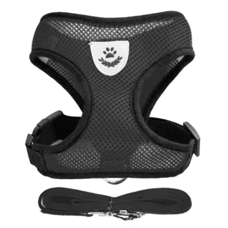 AirFit Breathable Mesh Pet Harness Leash Set 4