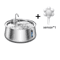 AquaPure 4L Stainless Steel Pet Water Fountain 4