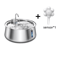 AquaPure 4L Stainless Steel Pet Water Fountain 4