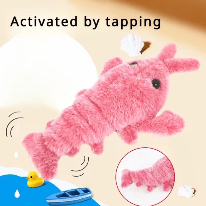 JumpingShrimp USB Rechargeable Interactive Pet Toy 1