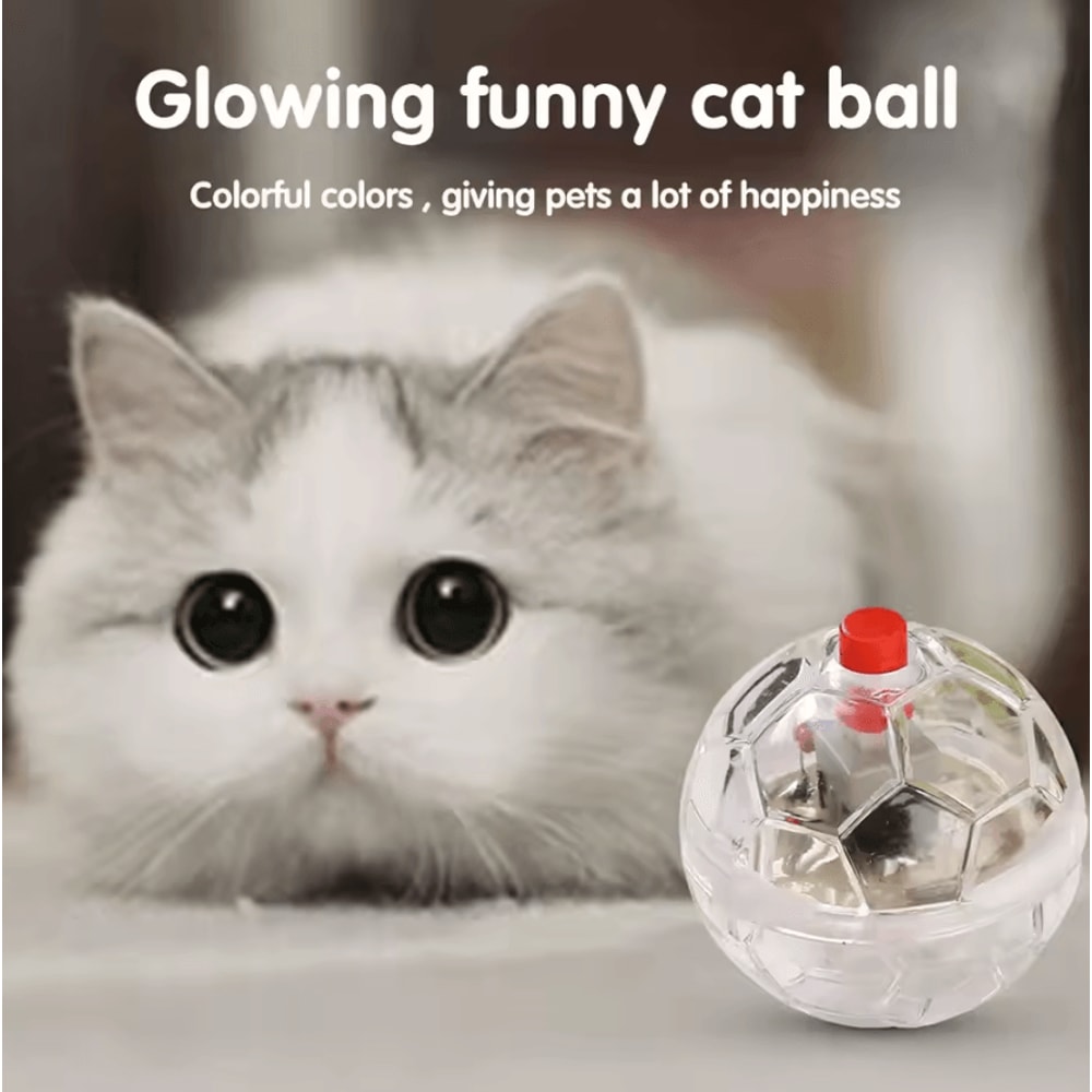 GlowChase Motion Activated LED Cat Ball 4