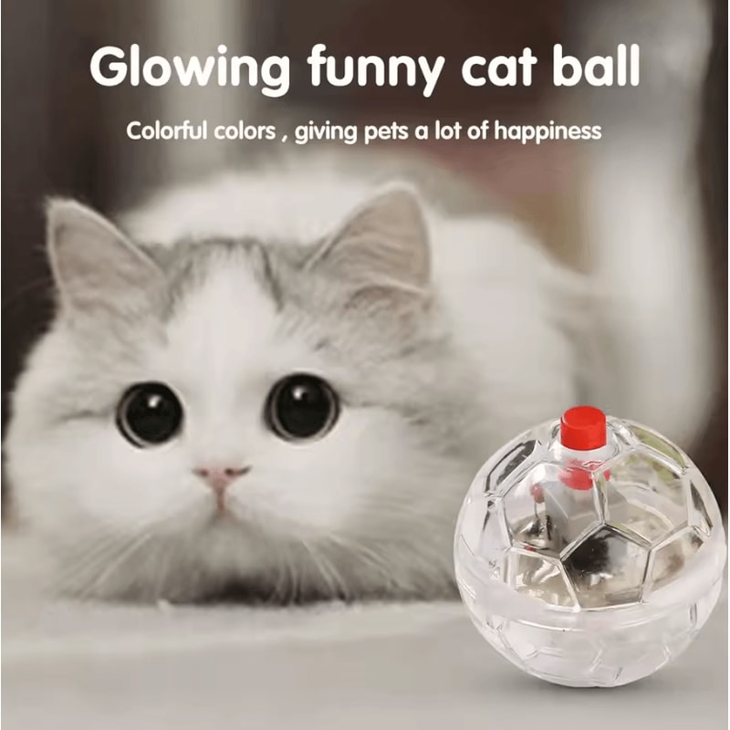 GlowChase Motion Activated LED Cat Ball 4