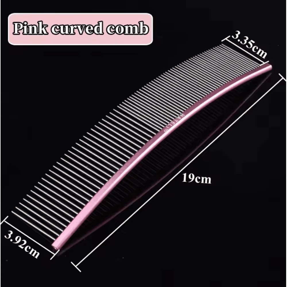 FurCare Professional Stainless Steel Grooming Comb 6