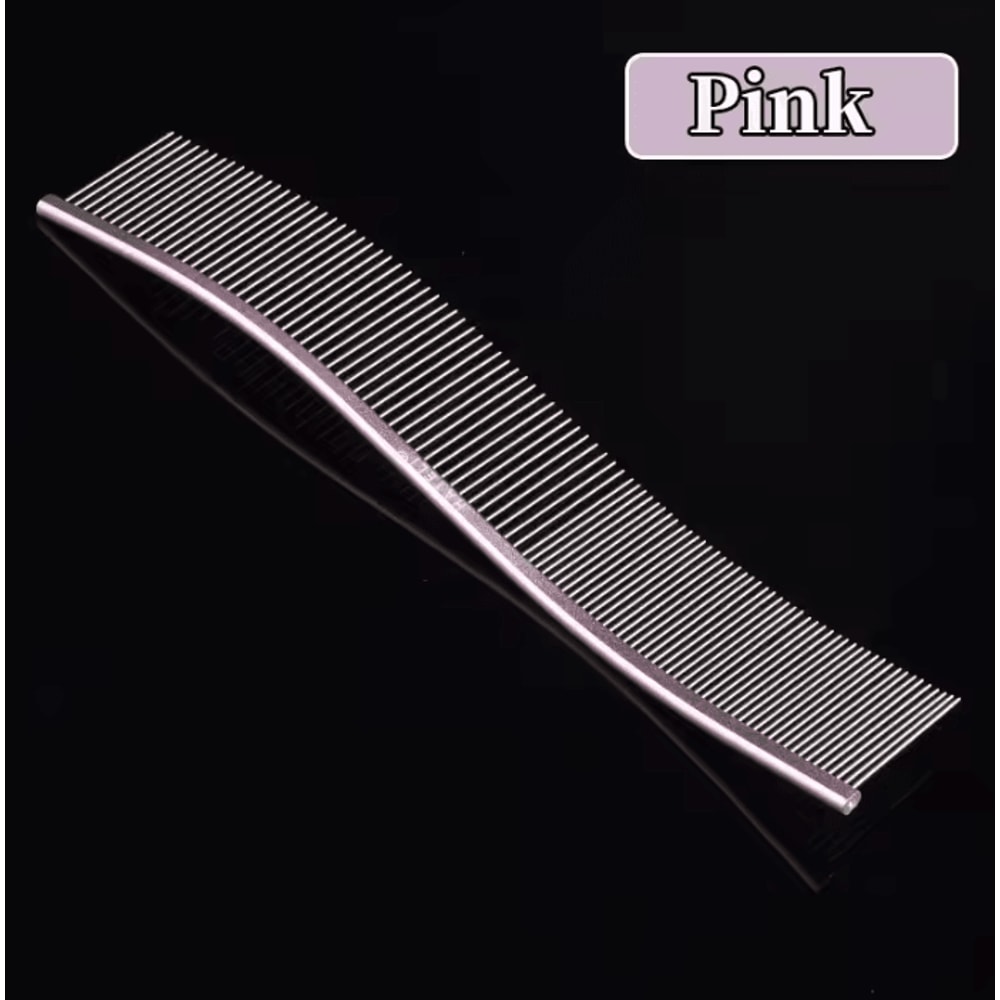 FurCare Professional Stainless Steel Grooming Comb 8