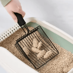 steelclean heavy-duty stainless steel cat litter scoop