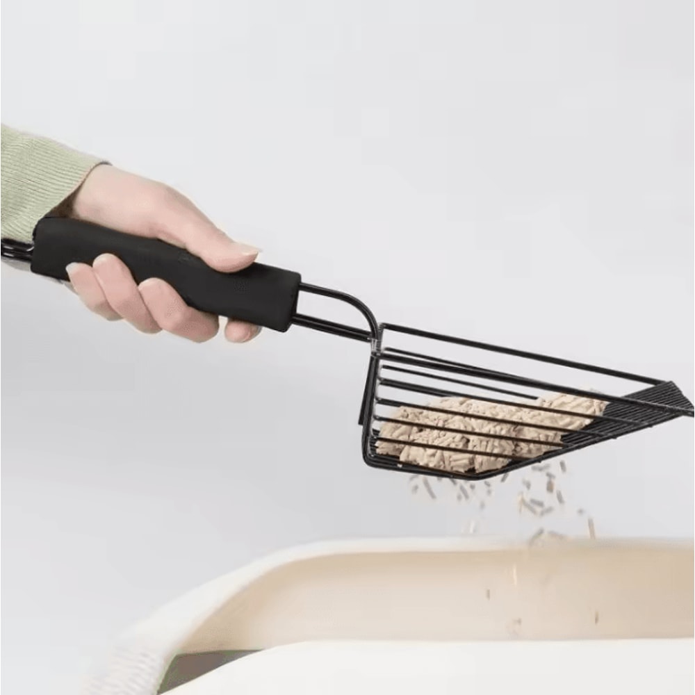 SteelClean HeavyDuty Stainless Steel Cat Litter Scoop 1