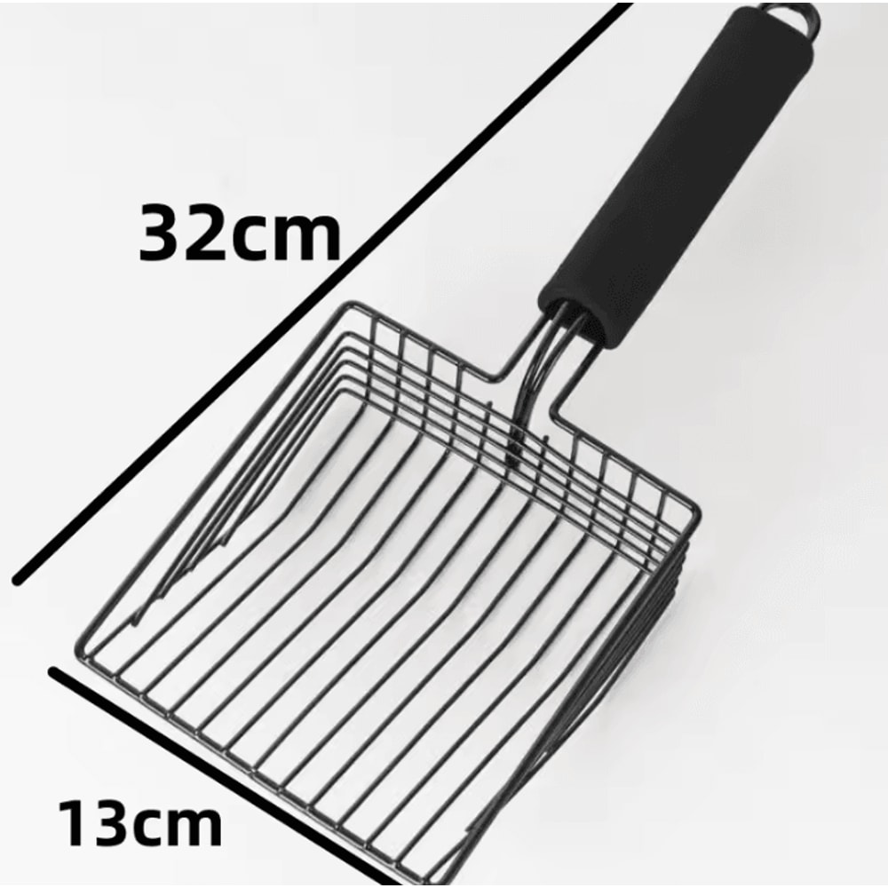 SteelClean HeavyDuty Stainless Steel Cat Litter Scoop 3