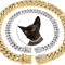 RoyalPaws Cuban Link Rhinestone Pet Necklace 0