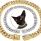 RoyalPaws Cuban Link Rhinestone Pet Necklace 0
