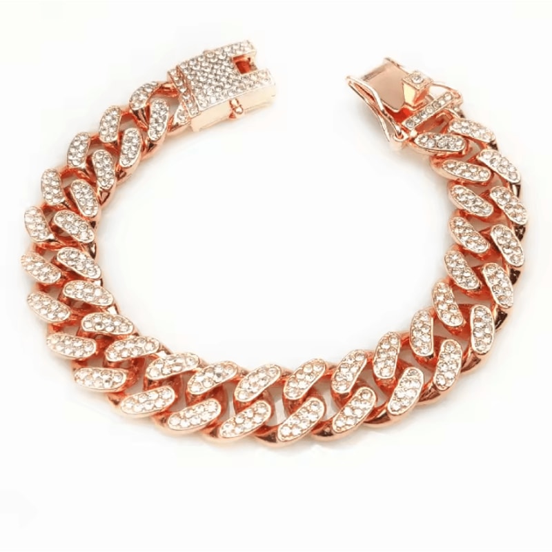 RoyalPaws Cuban Link Rhinestone Pet Necklace 6