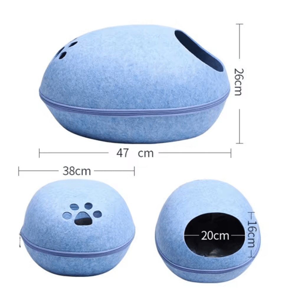 CozyNest Breathable Cat House Bed 1