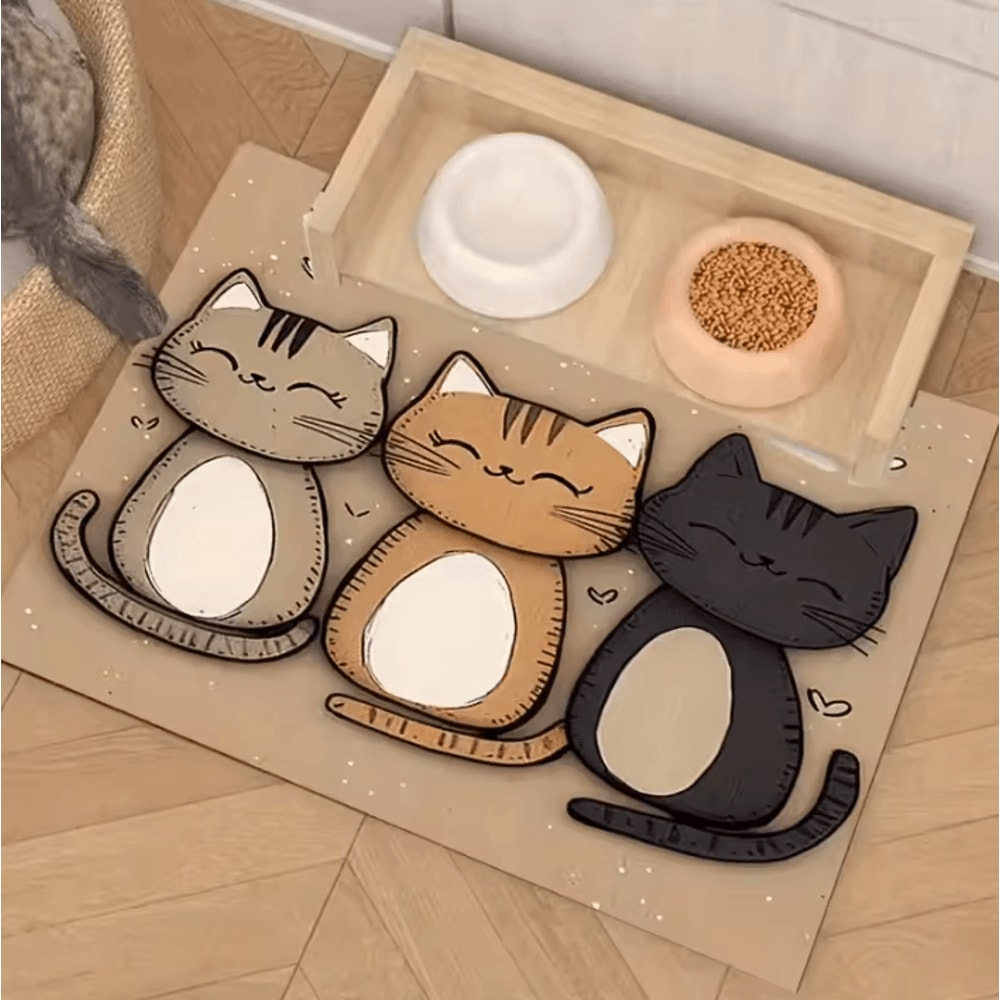 SplashGuard Absorbent Pet Feeding Mat 4