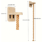 Wall Mounted Cat Climbing Rope With Wooden Steps And Sisal Scratcher For Indoor Cats 1