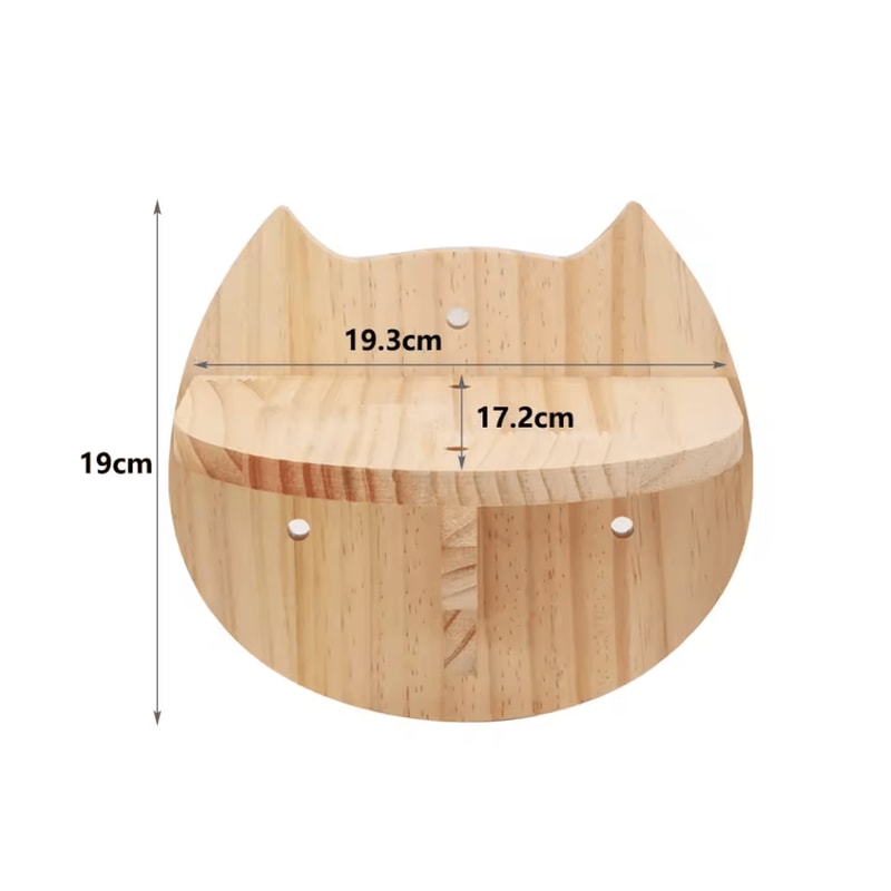 Wall Mounted Cat Climbing Rope With Wooden Steps And Sisal Scratcher For Indoor Cats 19