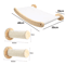 Wall Mounted Cat Tree Shelves With Scratching Post Hammock And Rope Ladder For Indoor Cats 2