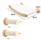 Wall Mounted Cat Tree Shelves With Scratching Post Hammock And Rope Ladder For Indoor Cats 2