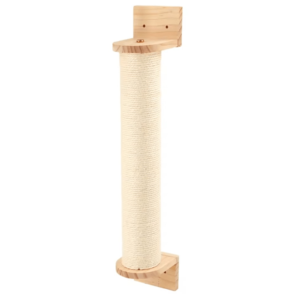 Wall Mounted Cat Tree Shelves With Scratching Post Hammock And Rope Ladder For Indoor Cats 3