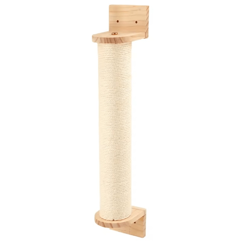 Wall Mounted Cat Tree Shelves With Scratching Post Hammock And Rope Ladder For Indoor Cats 3