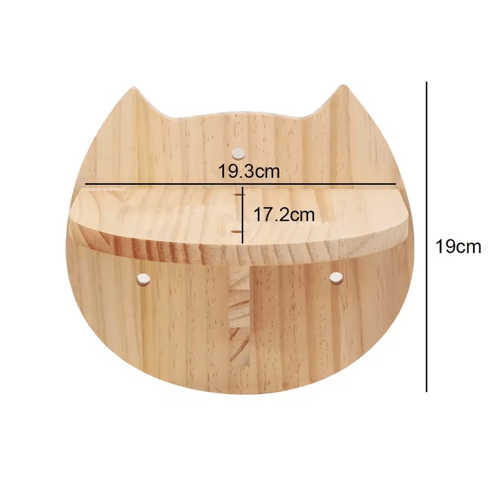 Wall Mounted Cat Shelves With Hammock And Steps For Indoor Climbing And Rest 13