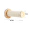 Wall Mounted Cat Tree With Sisal Scratching Post Hammock And Climbing Platforms 2