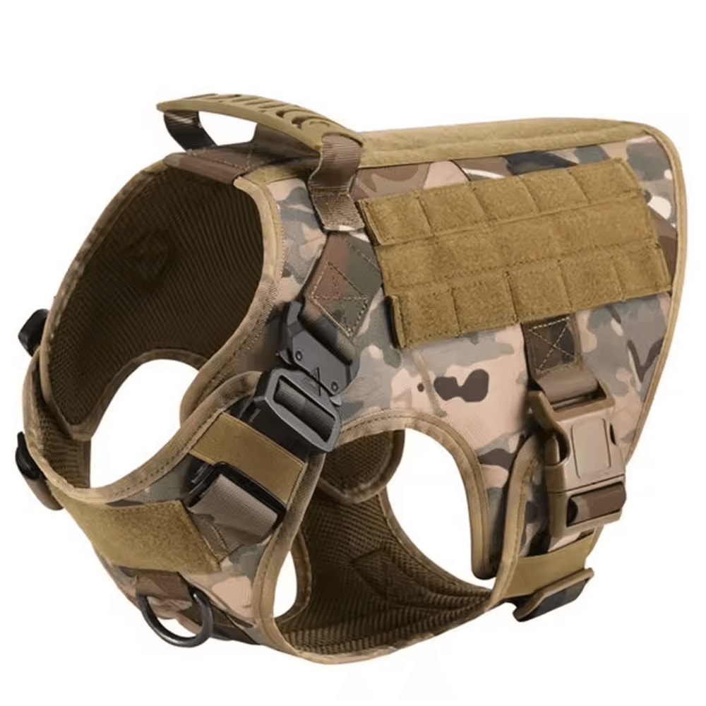 Tactical Dog Harness Collar And Leash Set For Large Dogs With No Pull Control 3