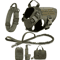 Tactical Dog Harness Collar And Leash Set For Large Dogs With No Pull Control 16