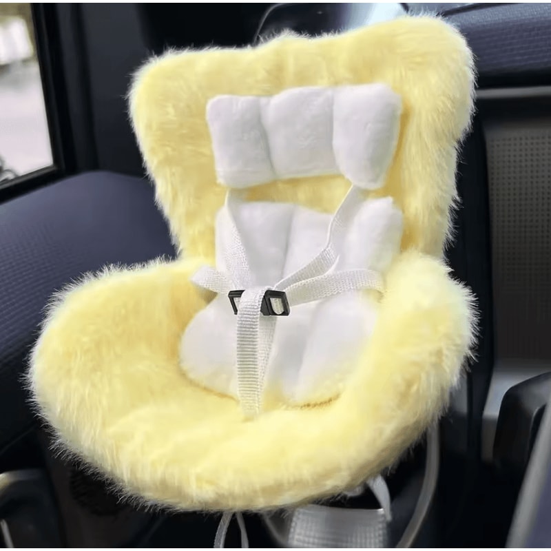 Doll Car Seat Plush Accessory For 18cm Dolls With Air Aromatreatment Decoration 3