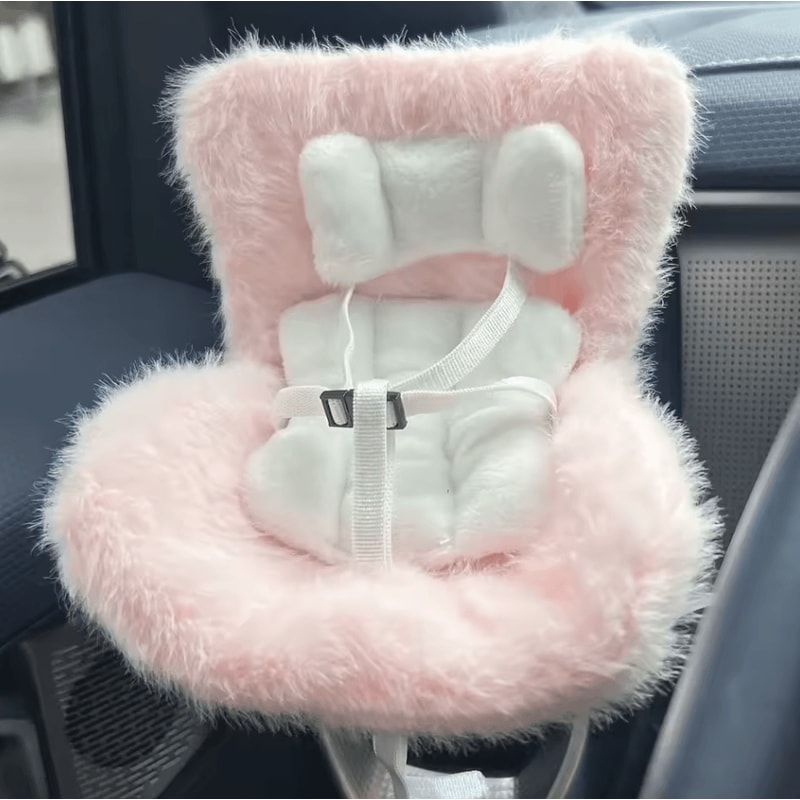Doll Car Seat Plush Accessory For 18cm Dolls With Air Aromatreatment Decoration 4