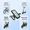 Waterproof Motorcycle Bicycle Phone Holder 360 Rotating Adjustable GPS Mount 4